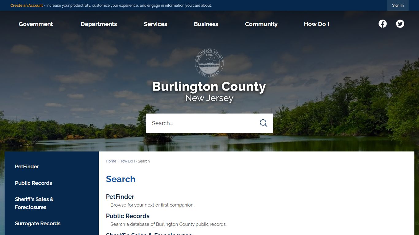 Search | Burlington County, NJ - Official Website